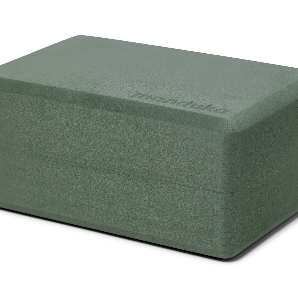 บล็อคโยคะ MANDUKA รุ่น RECYCLED FOAM - สีเขียว_4